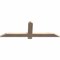 Ekena Millwork Eugene Smooth Timber Gable Bracket, Douglas Fir, 48"W x 16"H x 1 1/2"D x 3 1/2"F, 8/12 Pitch GBW048X16X0204EUG00SDF - alternate 5